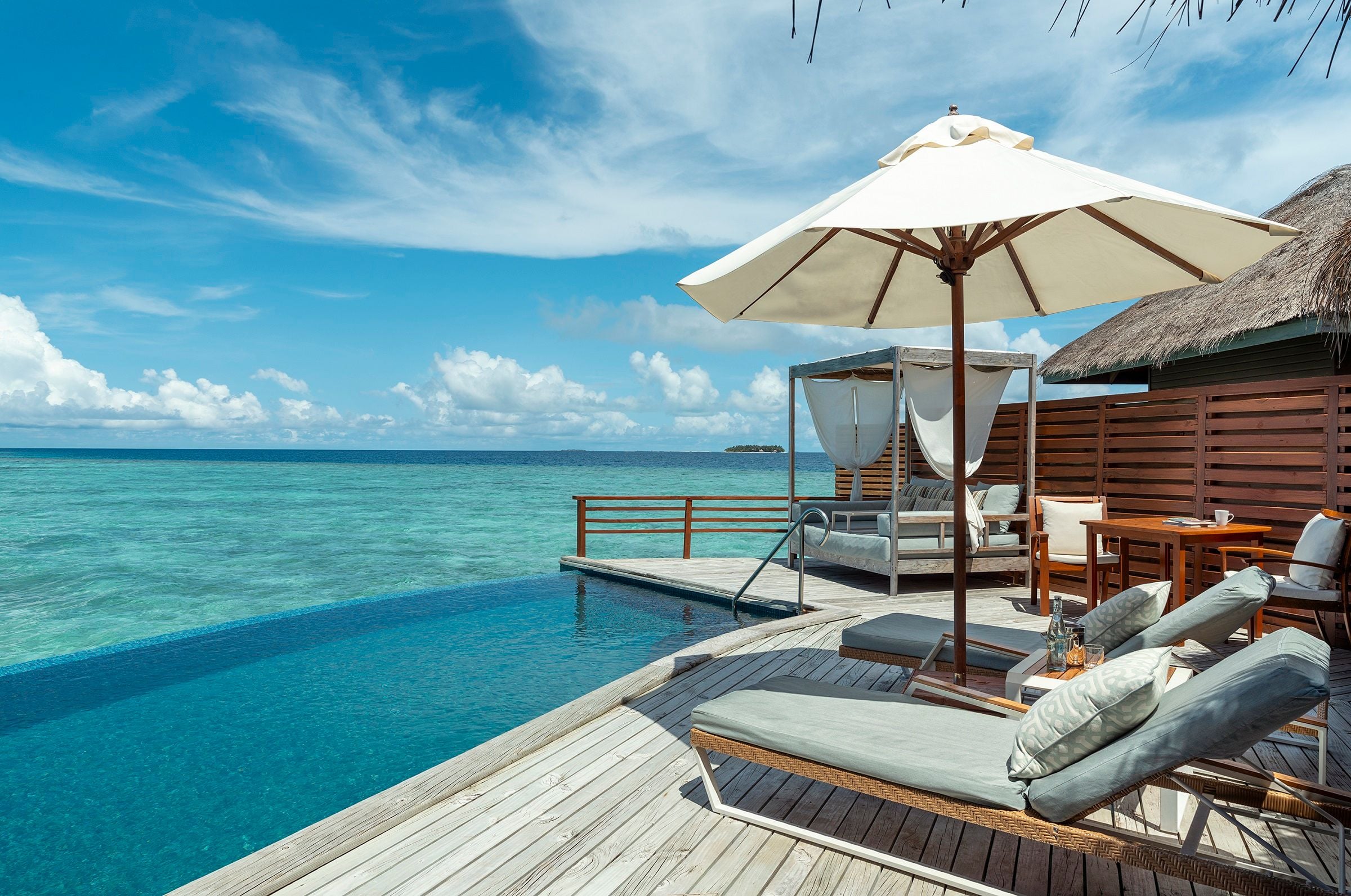 Baros Water Pool Villa deck area